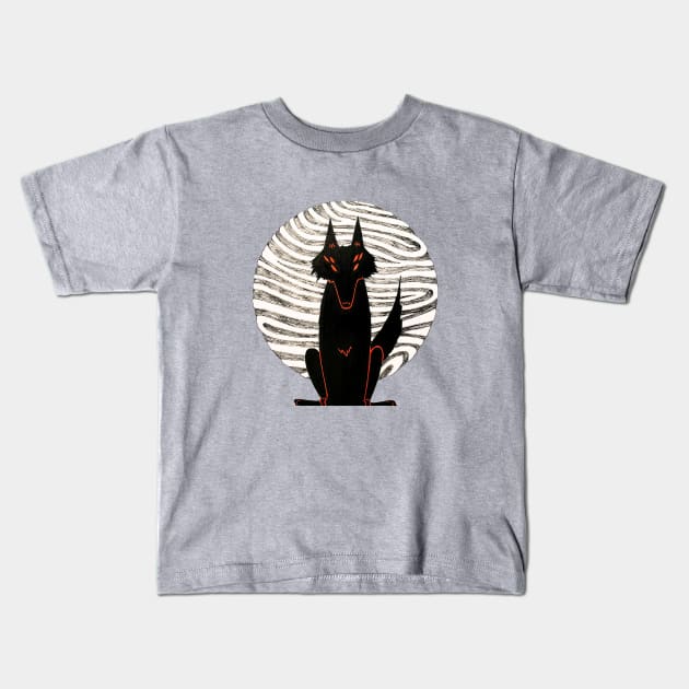 Dread Wolf Kids T-Shirt by bridgetrolljess